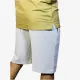 Men's Olive Textured Casual Shorts | Comfort Fit Everyday Wear